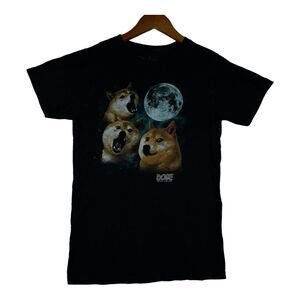 Vintage 2014 Dogecoin Doge Coin Crypto Moon Officially Licensed T Shirt Sz S